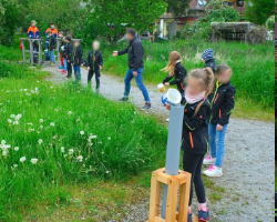 kinderflamme kinderfeuerwehr oedenreuth aufgabe ente retten
